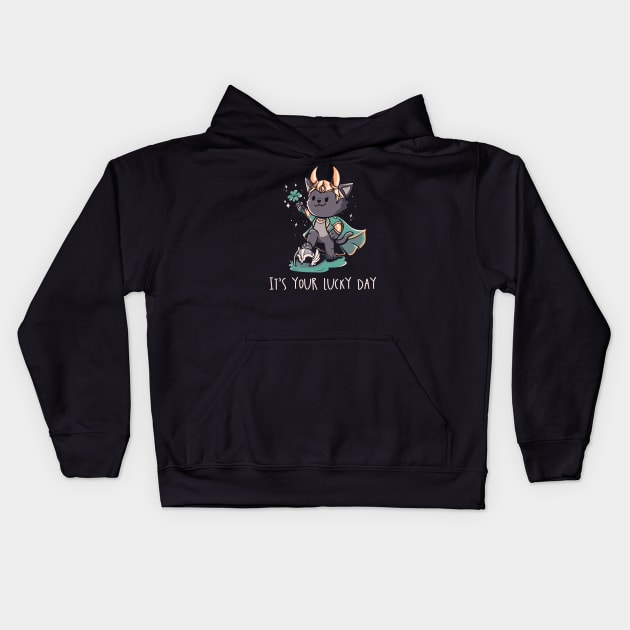 It's Your Lucky Day by Tobe Fonseca Kids Hoodie by Tobe_Fonseca